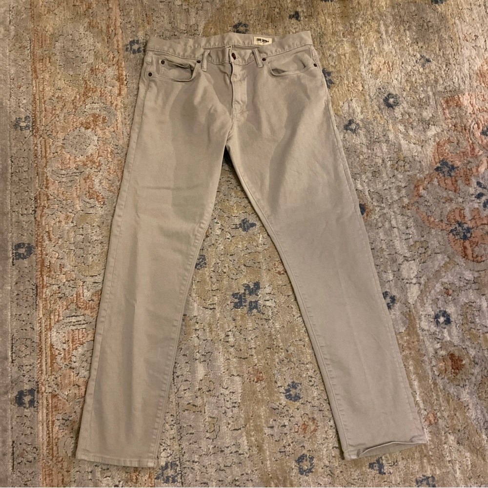 Todd Snyder Pants Mens 34x32 Khaki Stretch 5-Pocket Chino 10-JE037785-WT02
